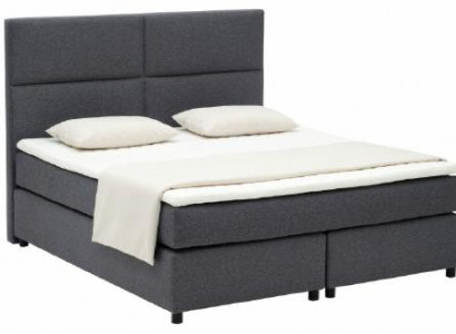 Continental Boxspring Bett Betten Textil Bett Polster Hoch Doppel Leder